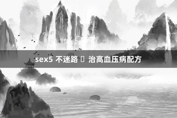 sex5 不迷路 ​治高血压病配方